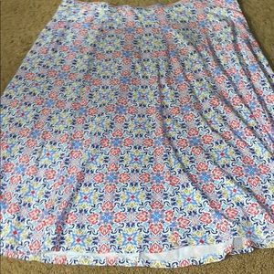 Talbots flower skirt